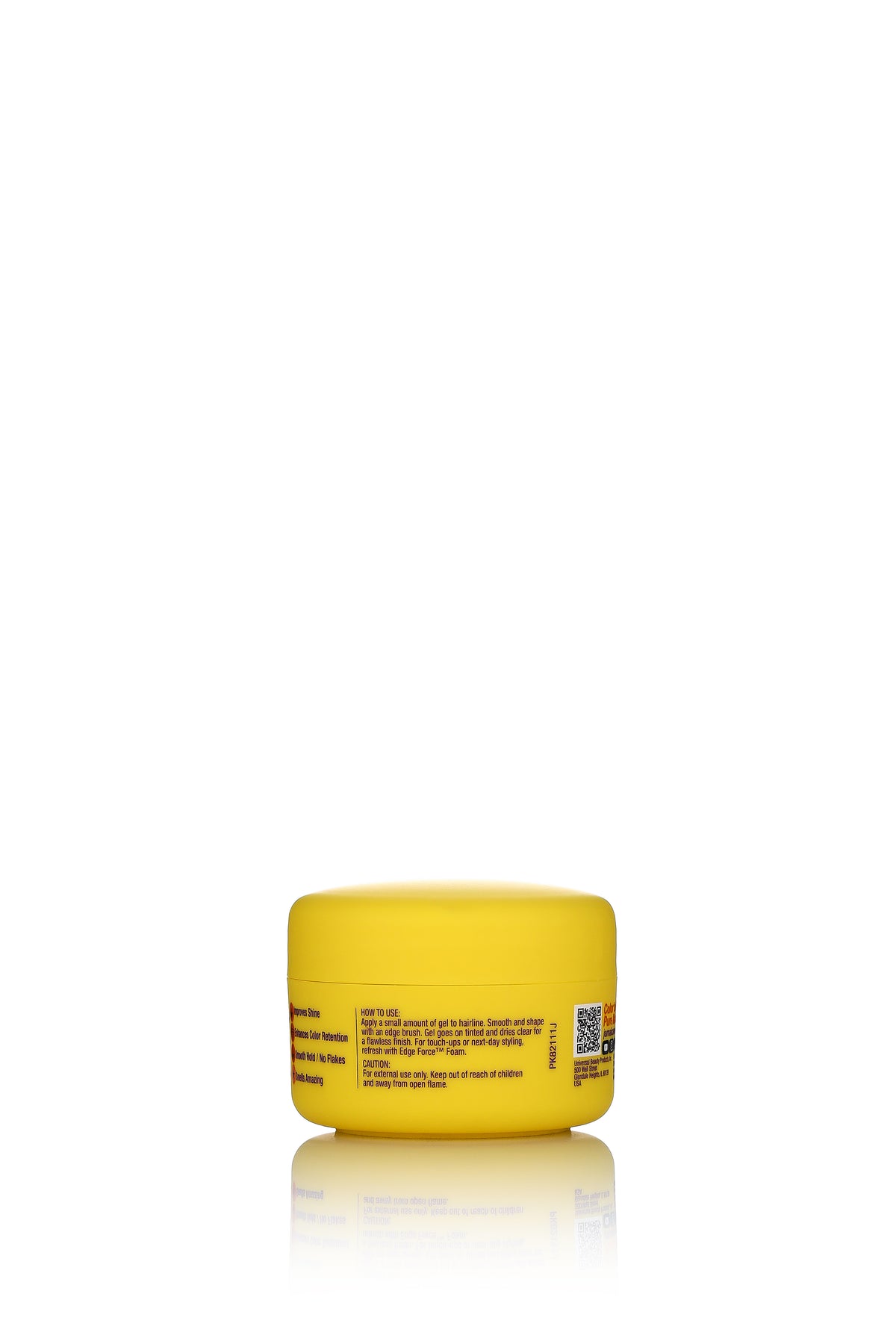 EdgeForce Gel - Biotin 1oz jar, side view