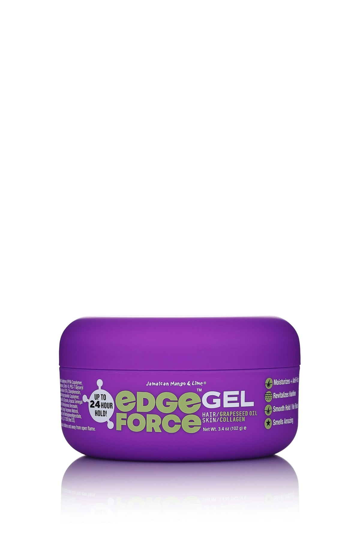 EdgeForce Gel - Grapeseed Oil 3.4oz jar, front view