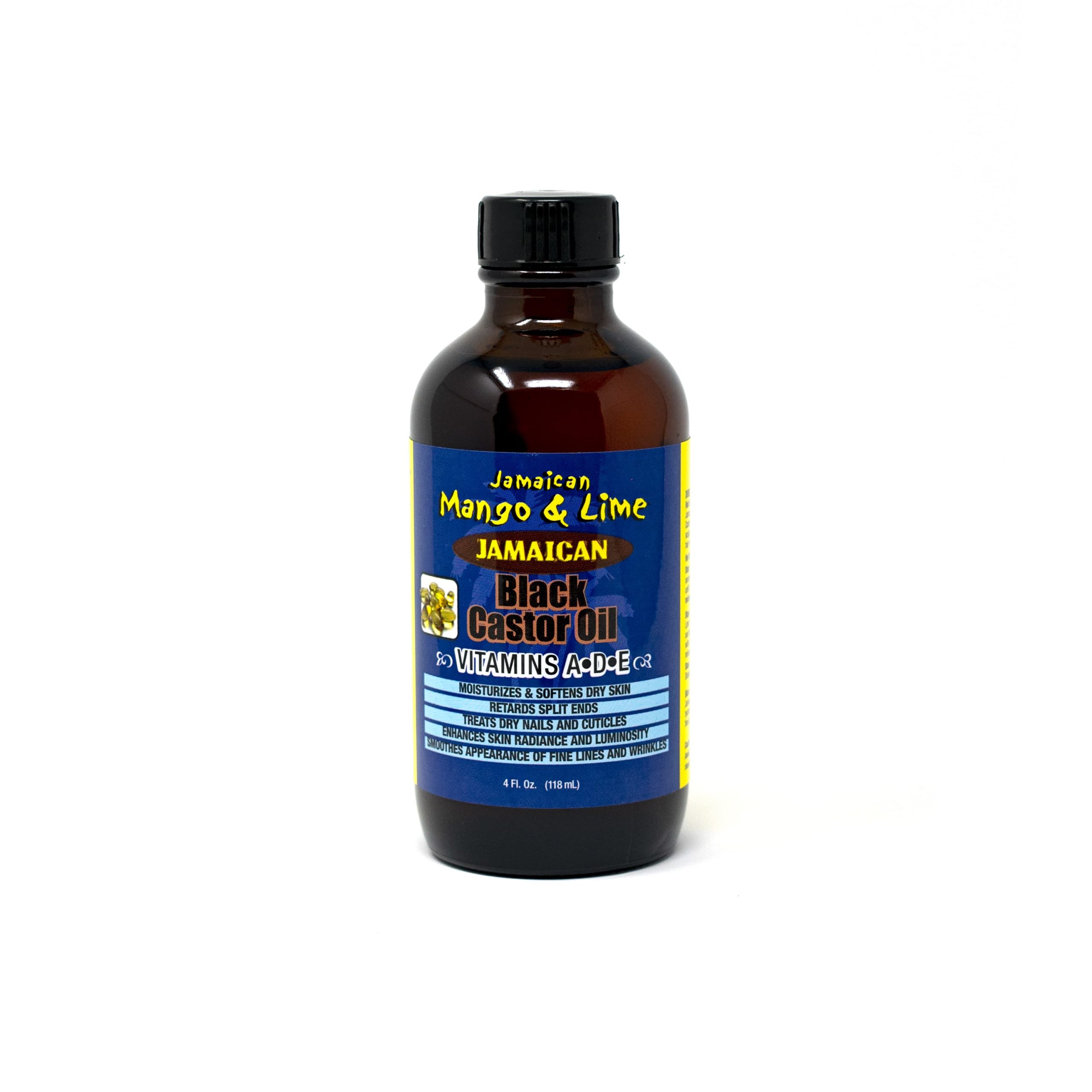 Jamaican Black Castor Oil – Vitamins A-D-E - Jamaican Mango & Lime