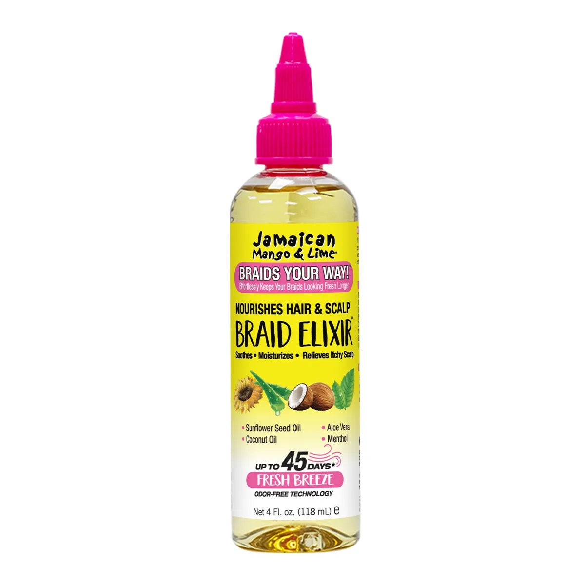 Jamaican Mango & Lime Hair & Scalp Braid Elixir 4 oz