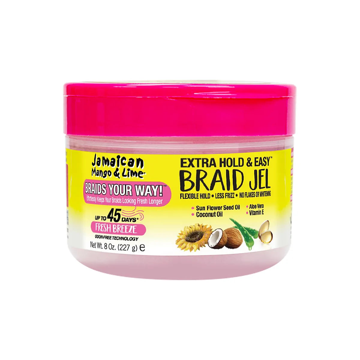 Jamaican Mango & Lime Extra Hold & Easy Braid Jel 8 oz
