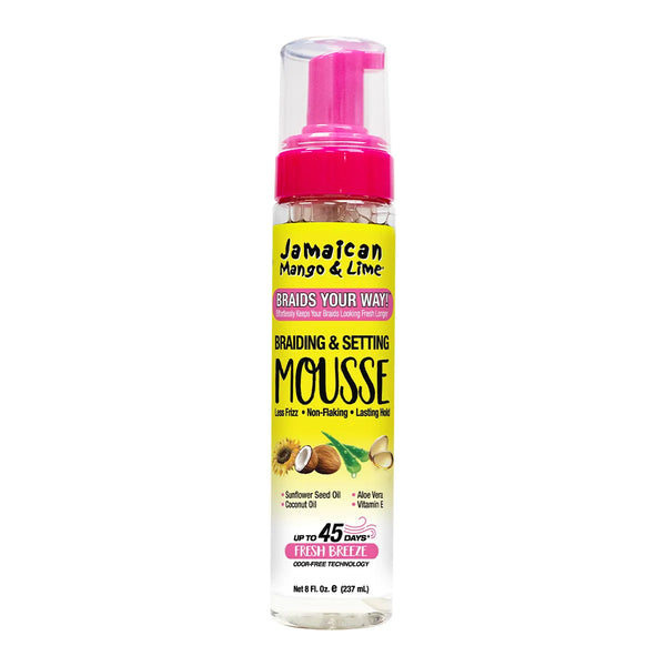 Braid & Setting Mousse – Jamaican Mango & Lime