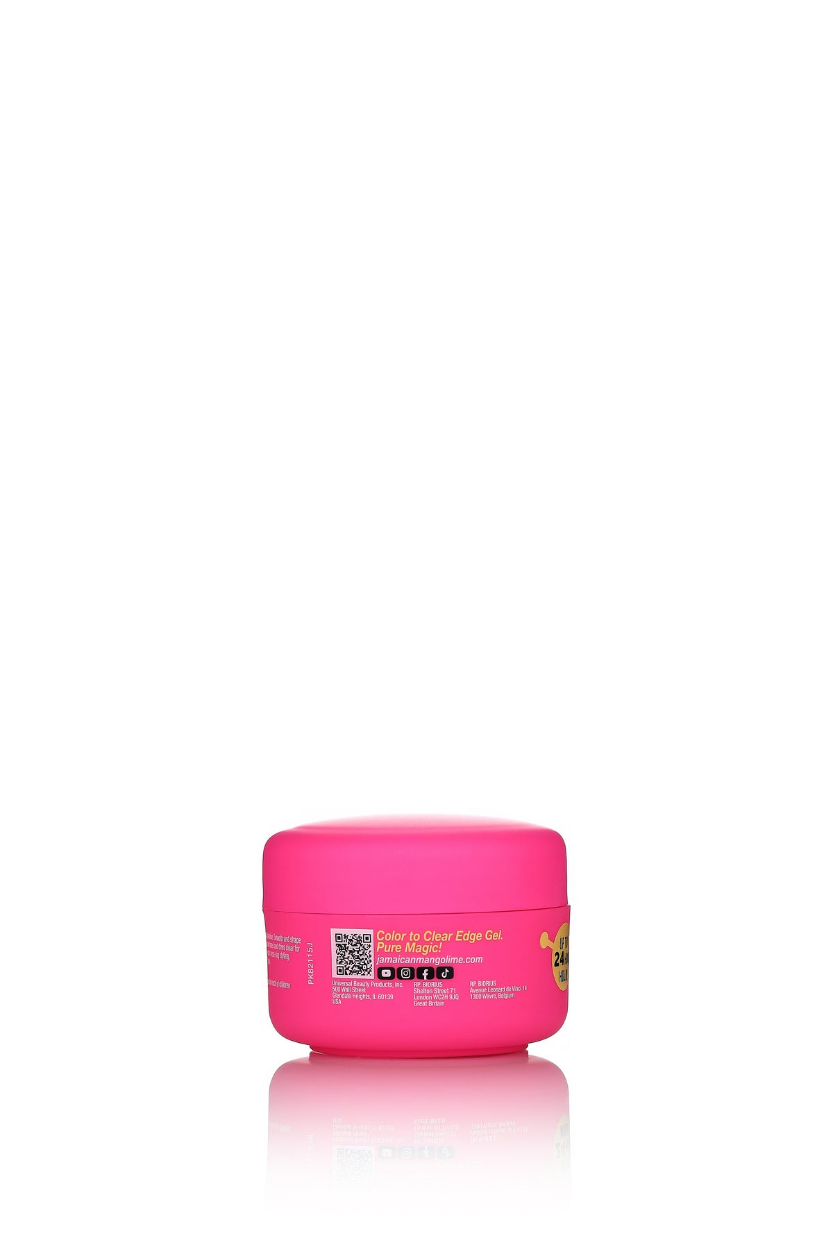 EdgeForce Gel - Dragon Fruit Oil 1oz jar, back view