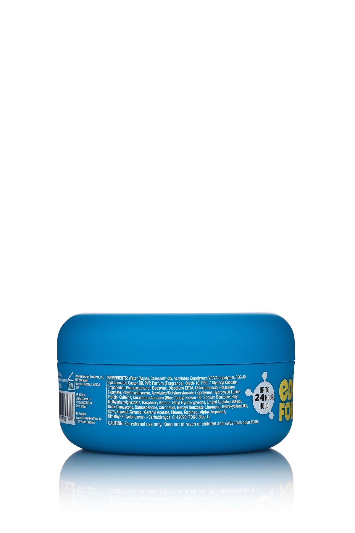 EdgeForce Gel - Blue Tansy Oil 3.4oz jar, back view