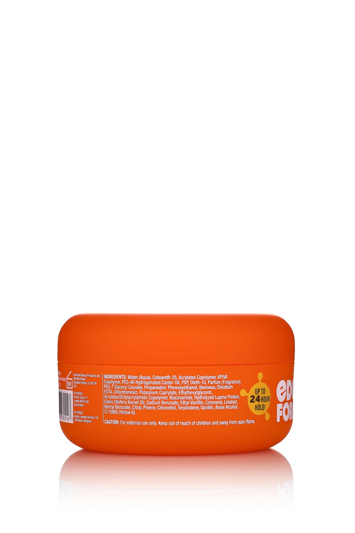 EdgeForce Gel - Batana Oil 3.4oz jar, back view