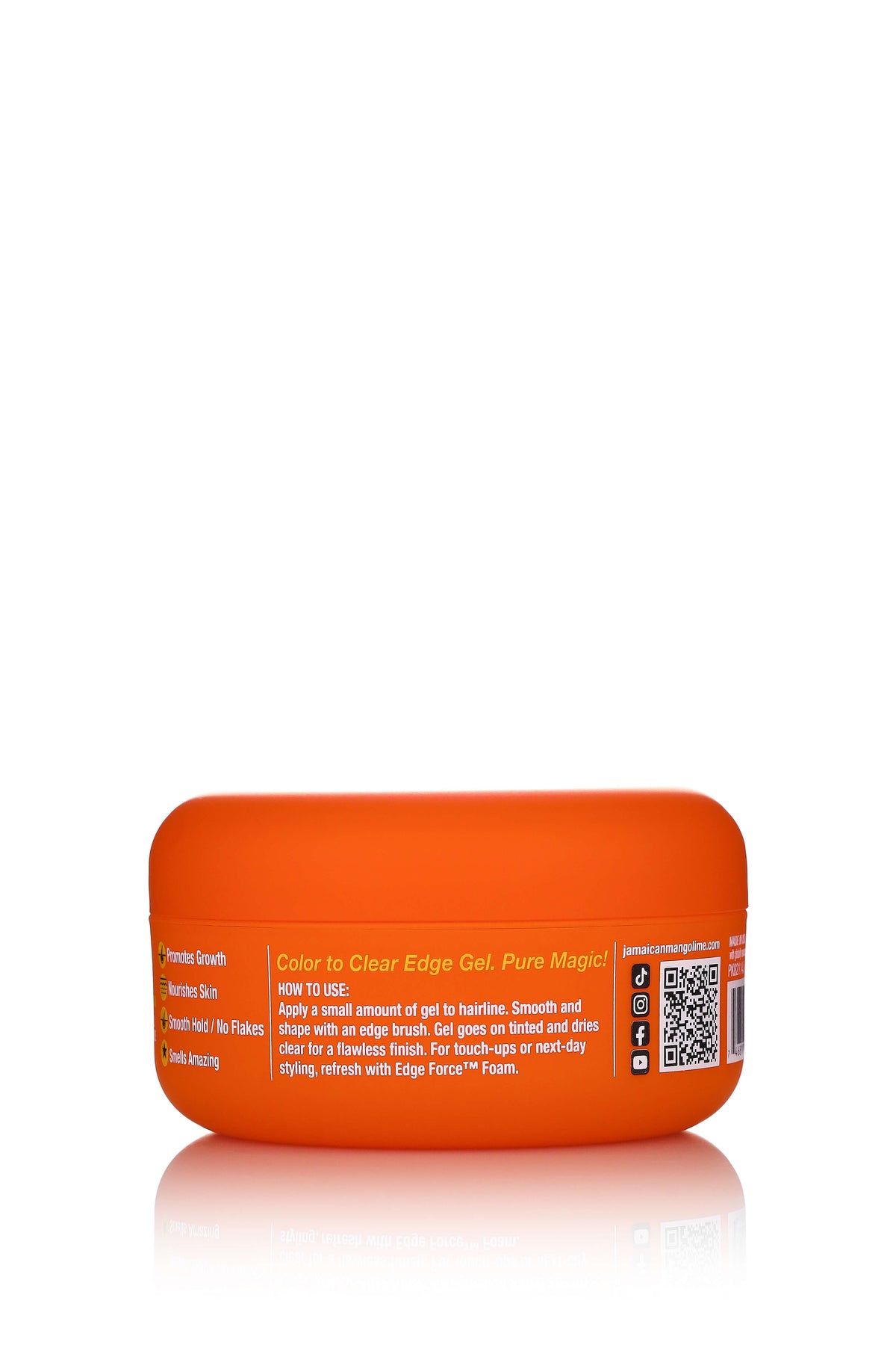 EdgeForce Gel - Batana Oil 3.4oz jar, side view