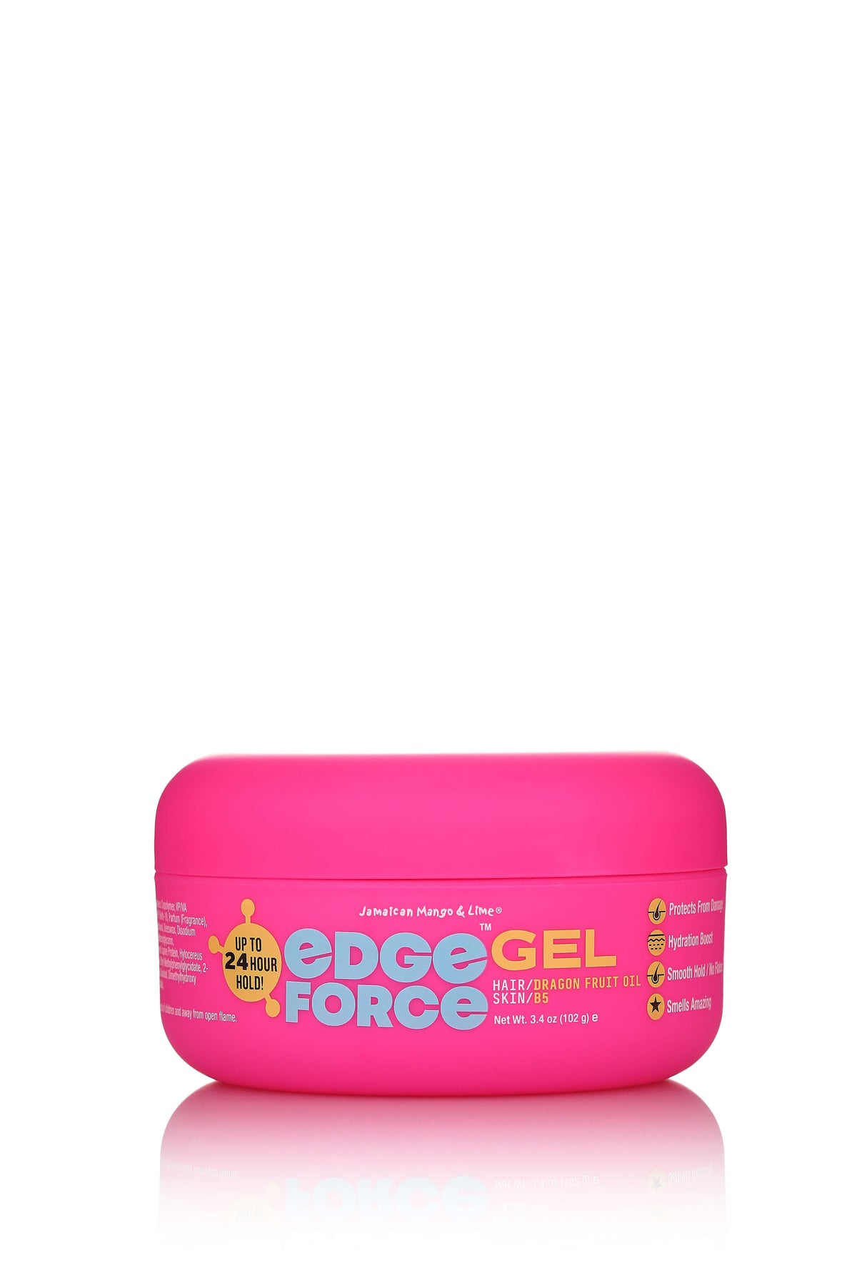 EdgeForce Gel - Dragon Fruit Oil 3.4oz jar, front view