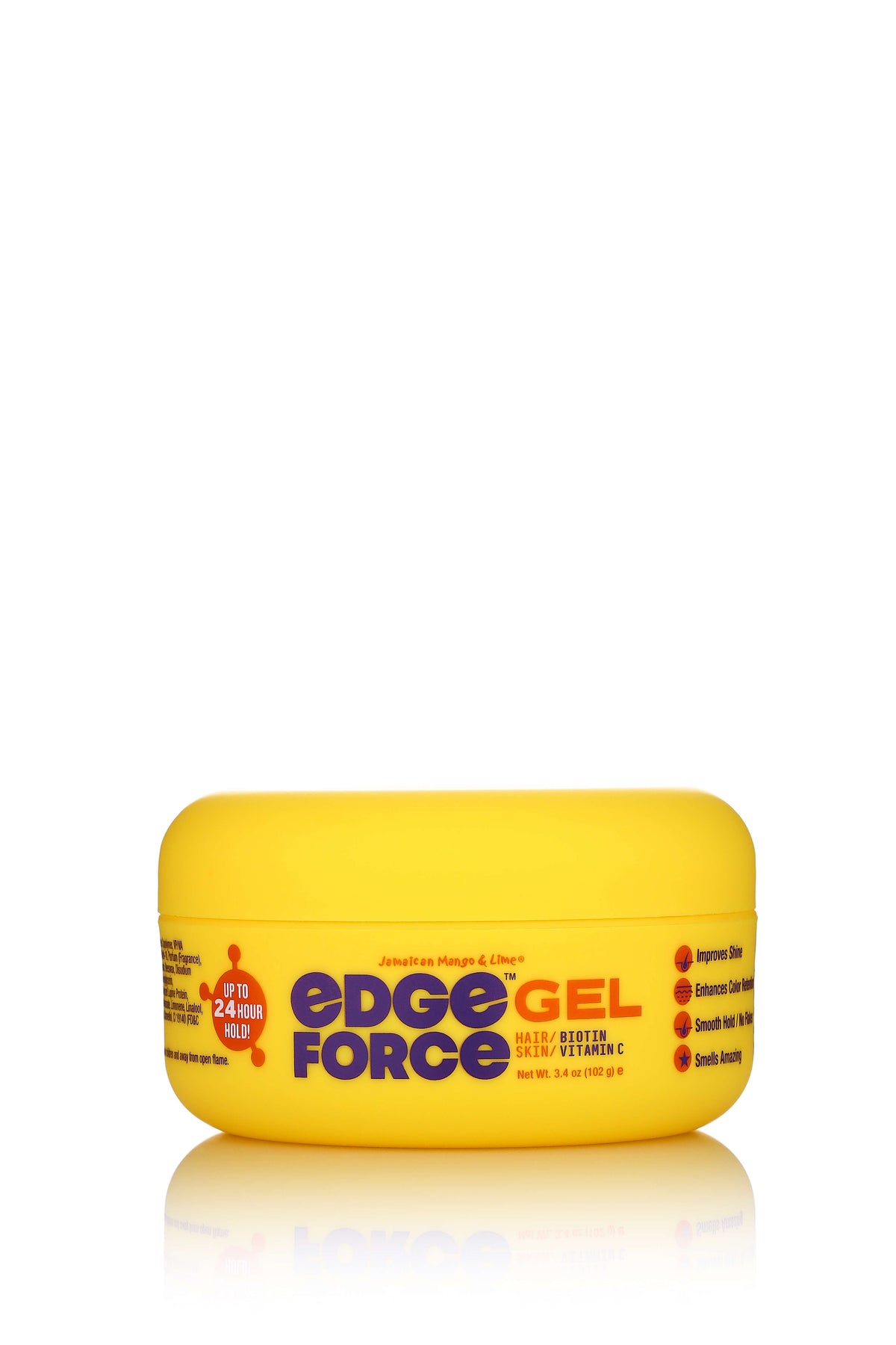 EdgeForce Gel - Biotin 3.4oz jar, front view
