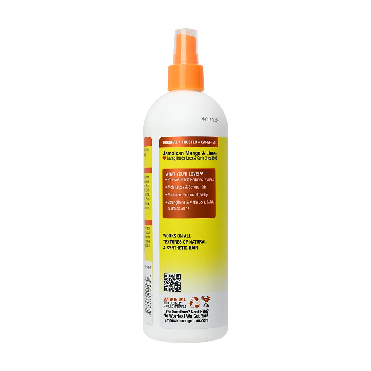 No More Itch Gro Spray - Mentholated – Jamaican Mango & Lime