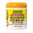 Jamaican Mango & Lime Resistant Formula Locking Gel, 6oz. A nourishing gel used to start and maintain styles specifically for resistant hair with a strong hold and residue-free finish. Packaged in a white jar with an orange cap and a yellow label featuring bold black and white text and orange accents.